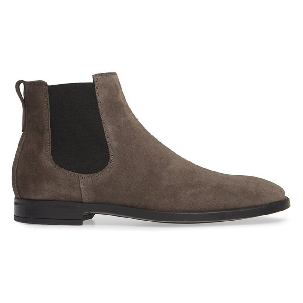 To Boot Kelley Mid Chelsea Boot Gray Suede Size 10